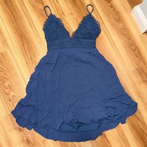 Blue dress